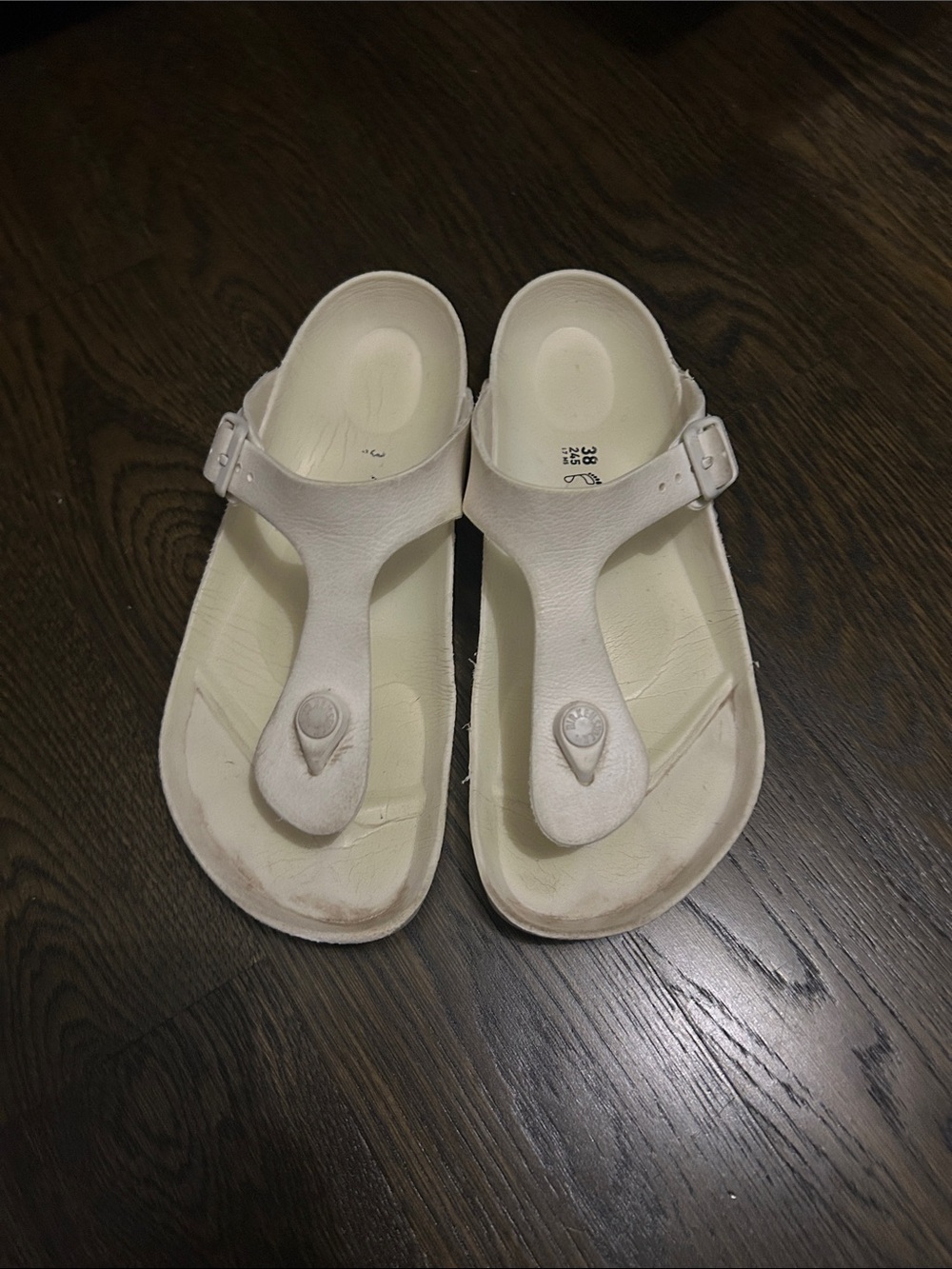 Birkenstock Gizeh White Sandals